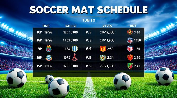 Jadwal Pertandingan Bola Hari Ini